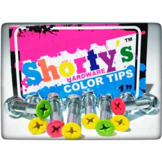 Shorty's Color Tips Skateboard Hardware