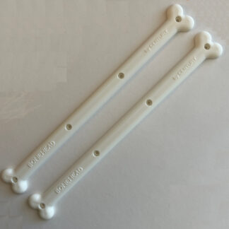 Dog Bone shape BoneHead Old School Skateboard Rails, 13 colors available
