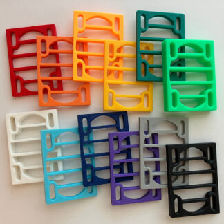 Century WEDGE 1/4 to 1/2 inch Skateboard Longboard Riser Pads, 2 pcs