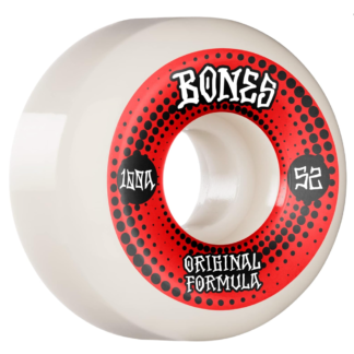 BONES WHEELS OG Formula Skateboard Wheels Originals 52mm V5 Wide 4pk 100A